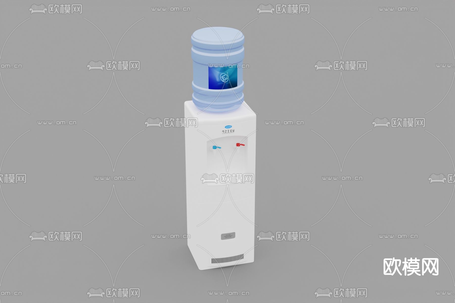现代简约饮水机免费3d模型下载