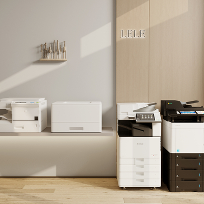  现代打印机复印机su模型 