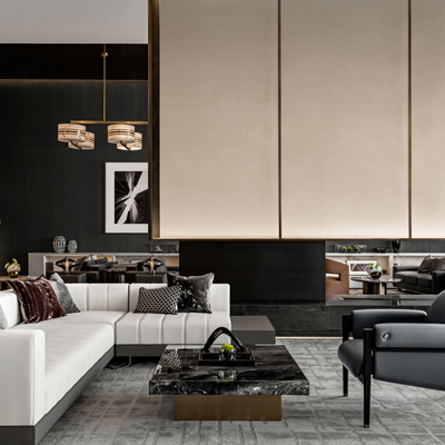 李益中设计 售楼处洽谈区