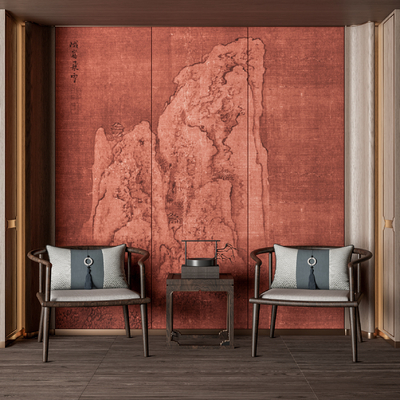 新中式休闲椅圈椅su模型