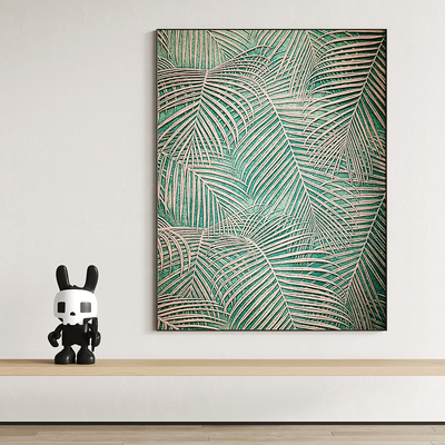  侘寂风抽象装饰画su模型 