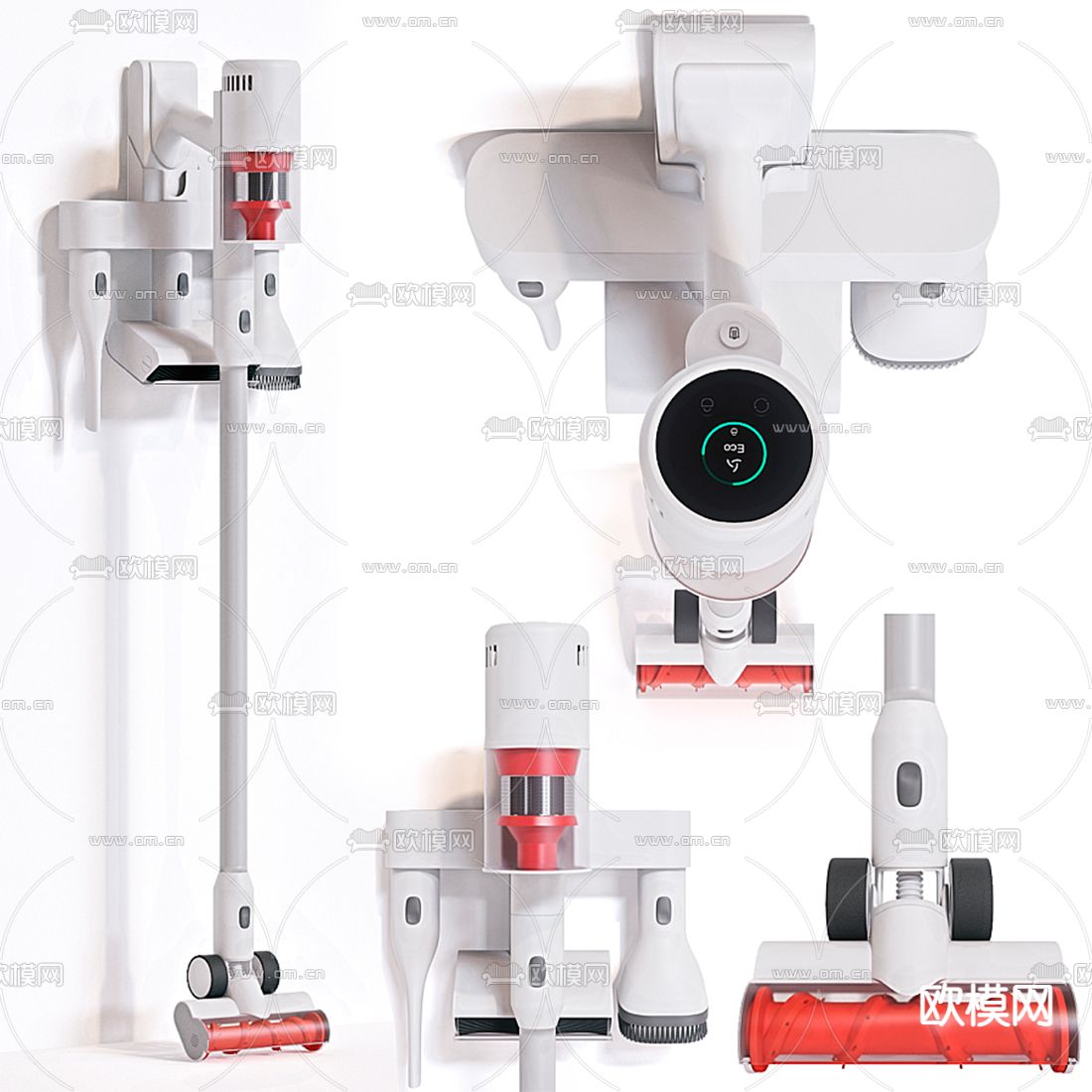 立式吸尘器3d模型下载