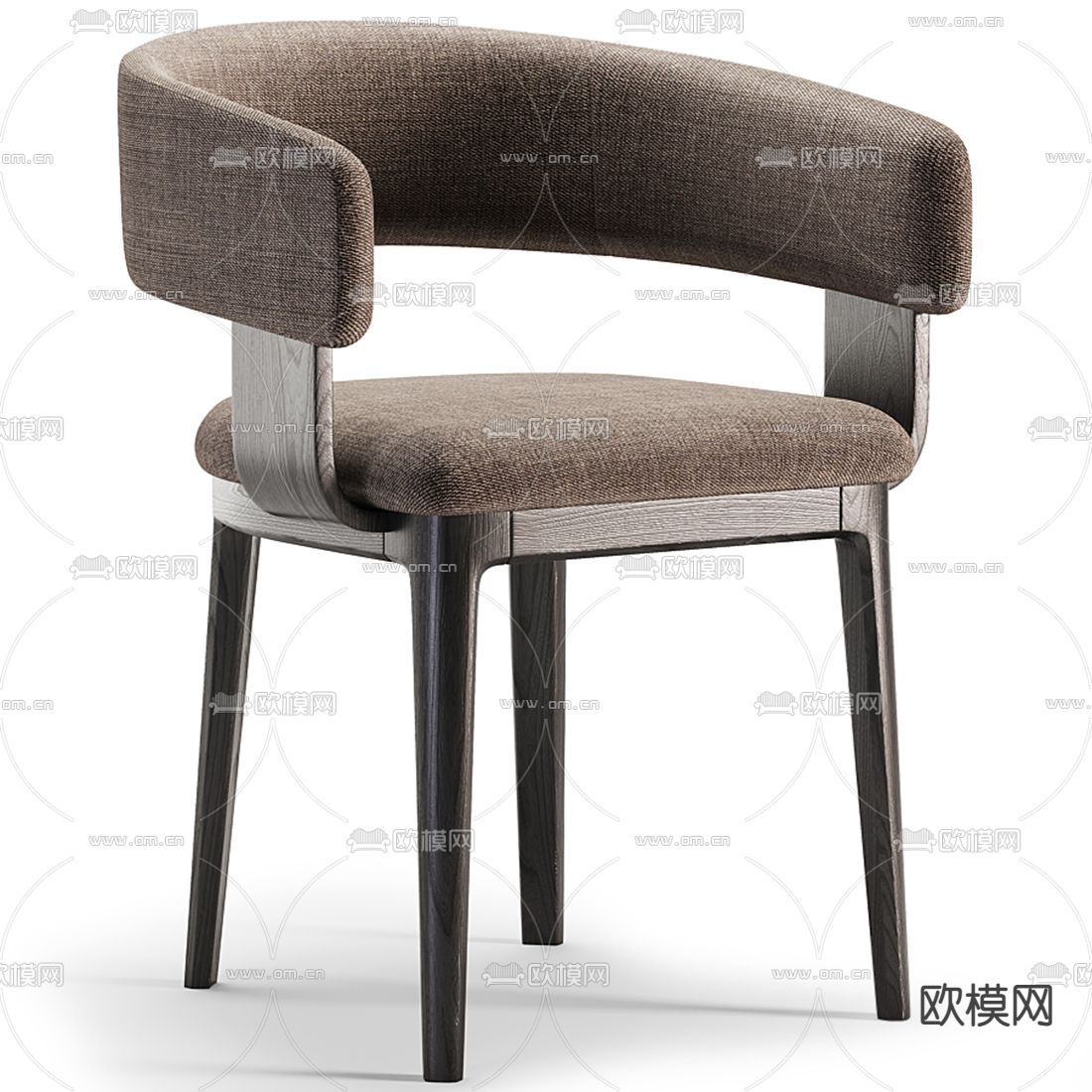 Cassina 圈背休闲椅子3d模型下载（渲染图2）