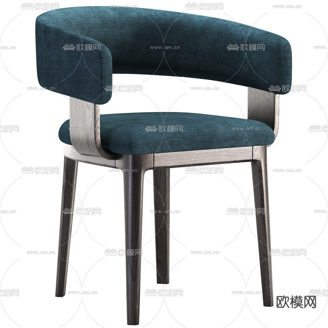 Cassina 圈背休闲椅子3d模型下载（渲染图3）