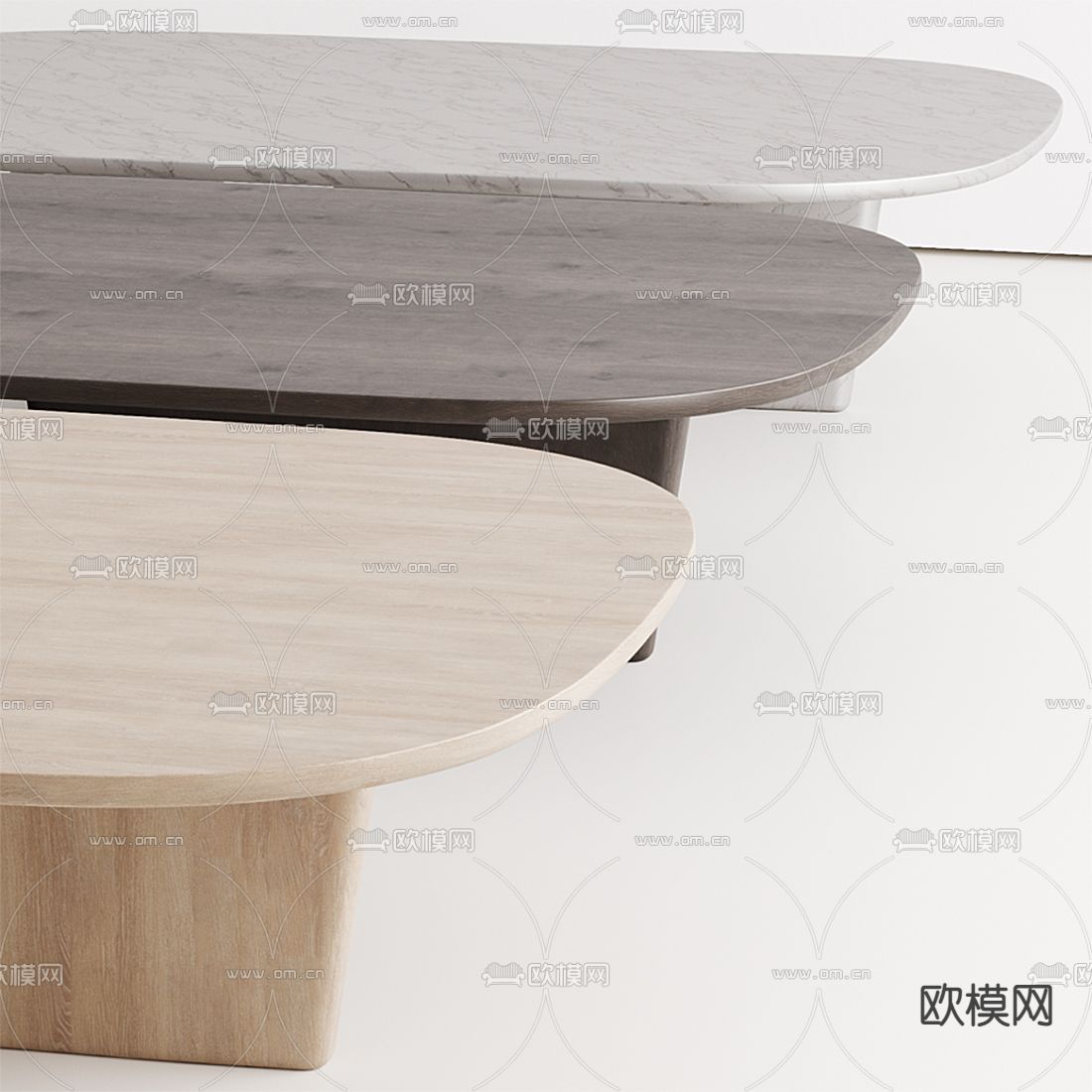 B&B Italia茶几3d模型下载（渲染图3）