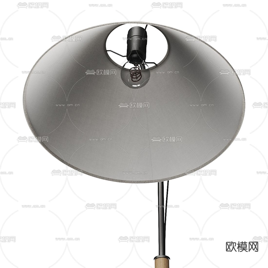 现代落地灯3d模型下载（渲染图3）