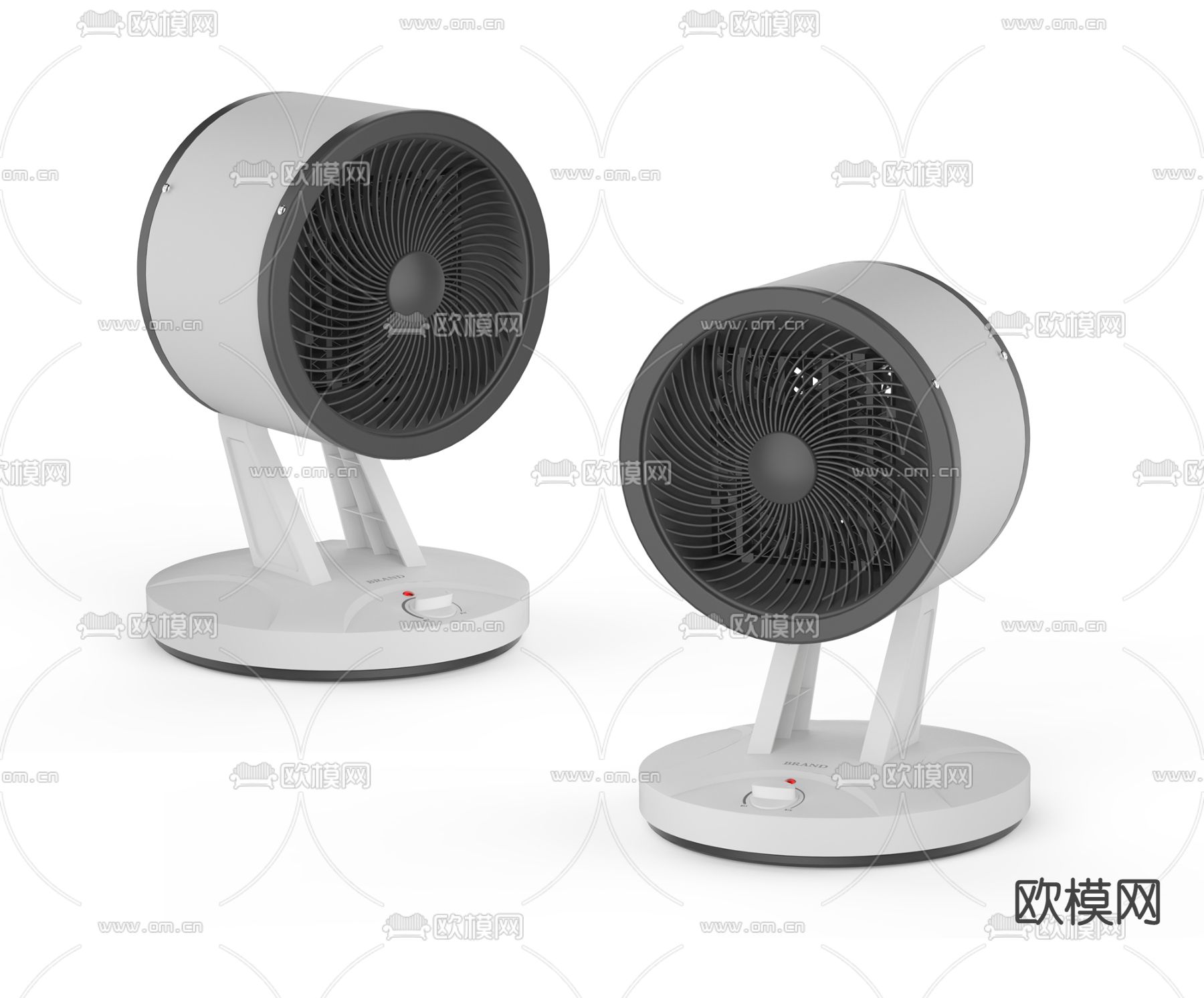 循环暖风扇3d模型下载