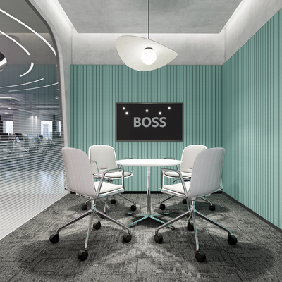  现代小会议室 洽谈室su模型 