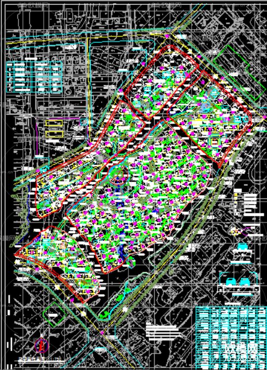 某居住小区CAD施工图下载