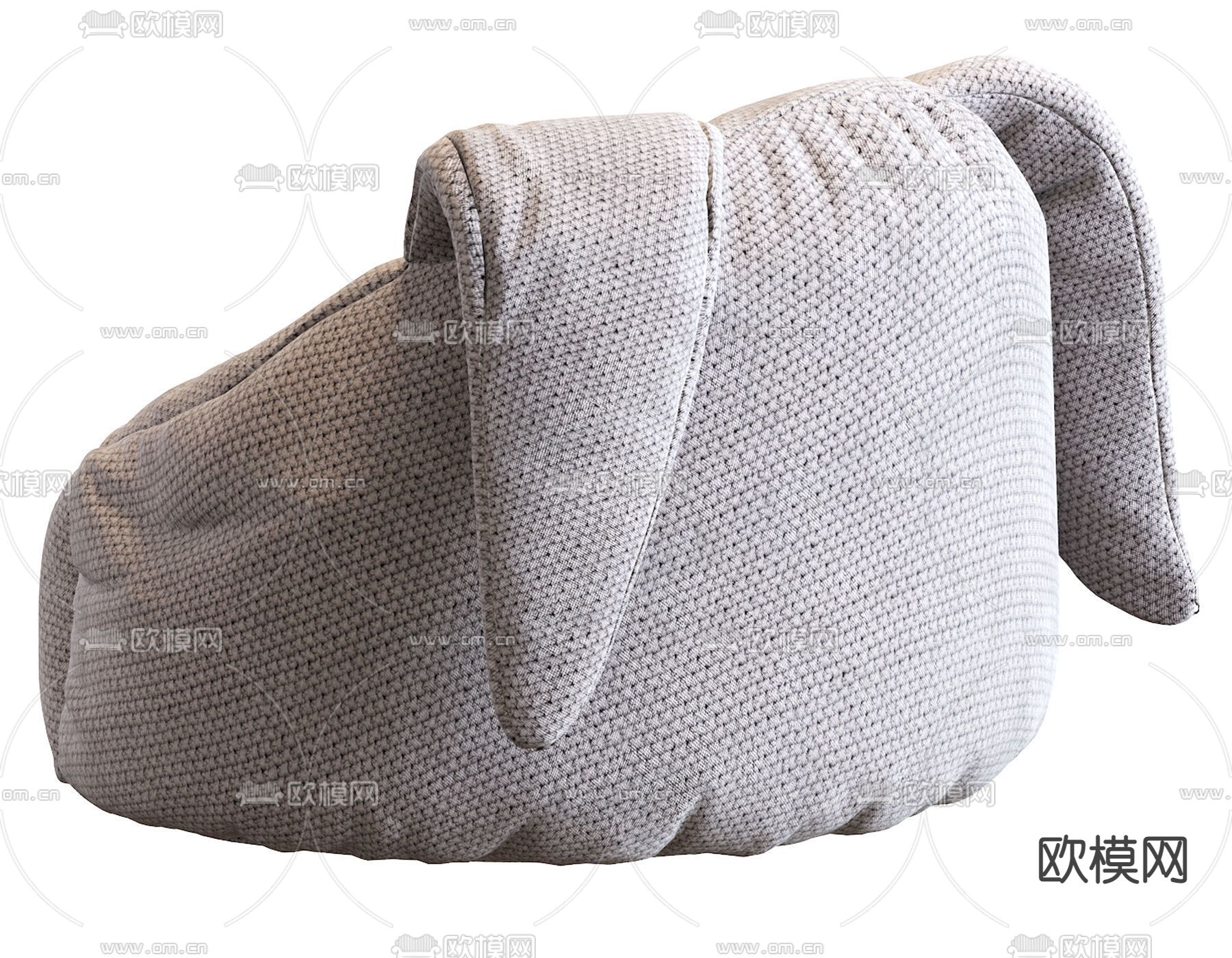 现代懒人沙发 豆袋椅3d模型下载（渲染图4）