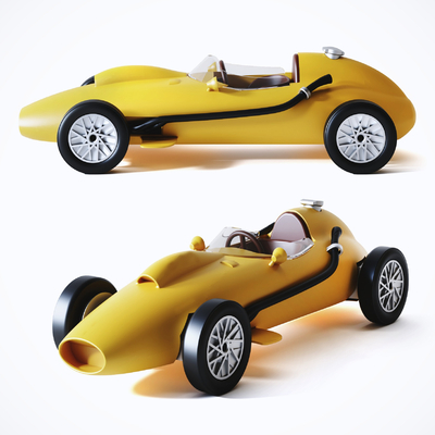  现代儿童玩具车su模型 