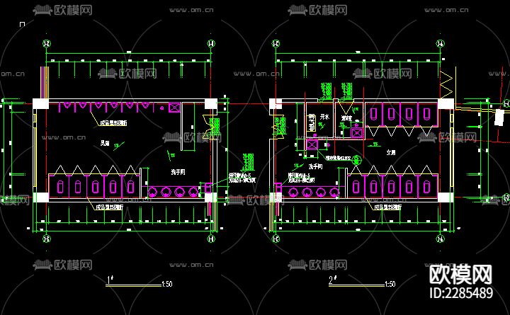 教学楼cad施工图下载（渲染图5）