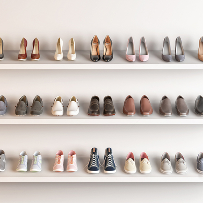  高跟鞋 单鞋 运动鞋su模型 