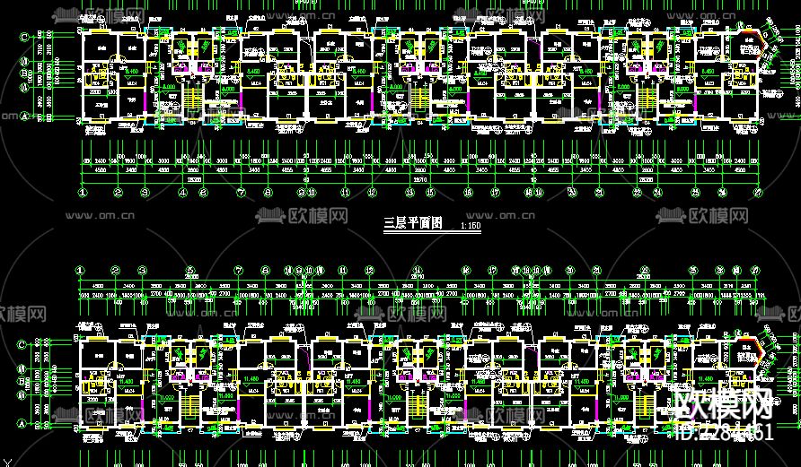 别墅cad施工图下载（渲染图4）