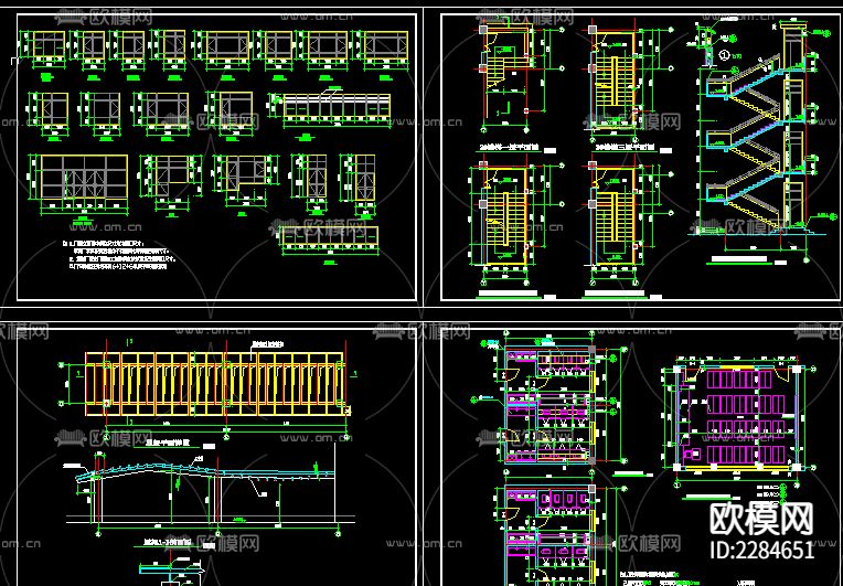 教学楼CAD施工图下载（渲染图6）