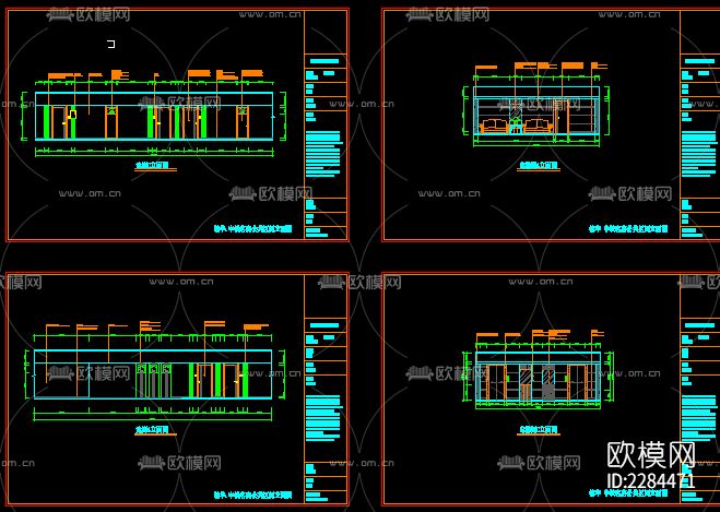 五星级酒店装修cad施工图下载（渲染图5）