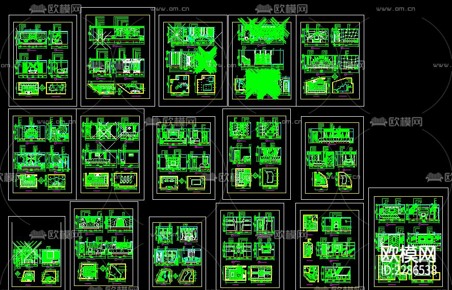 ktv包房装饰装修cad施工图下载（渲染图1）