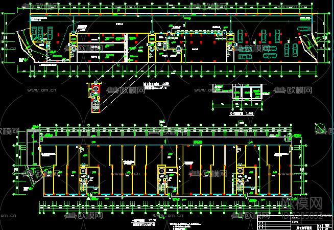 商住楼cad施工图下载（渲染图7）
