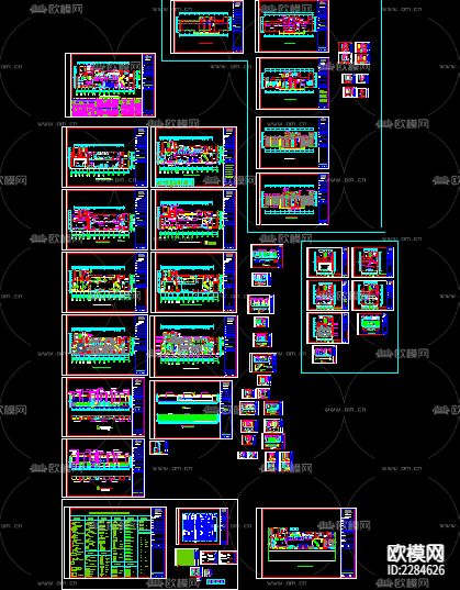 建设银行CAD施工图下载（渲染图1）