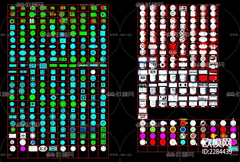 地面拼花图案大全下载（渲染图1）