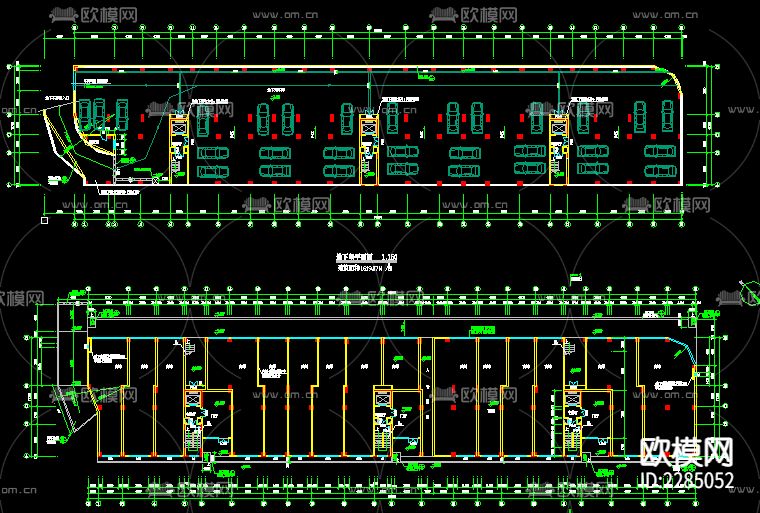 商住楼cad施工图下载（渲染图4）