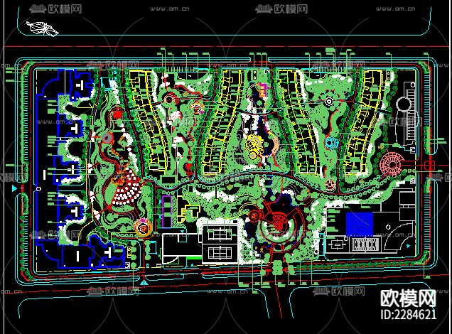 综合小区CAD施工图下载