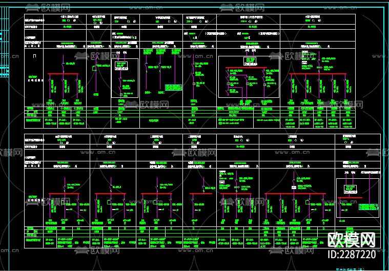 某宾馆电气CAD施工图下载（渲染图4）
