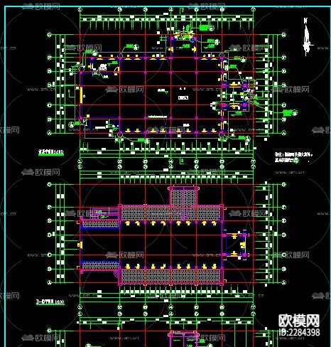 教堂全套建筑設(shè)計及規(guī)劃CAD施工圖下載(渲染圖4)