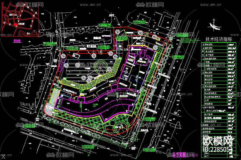 商住楼cad施工图下载（渲染图2）