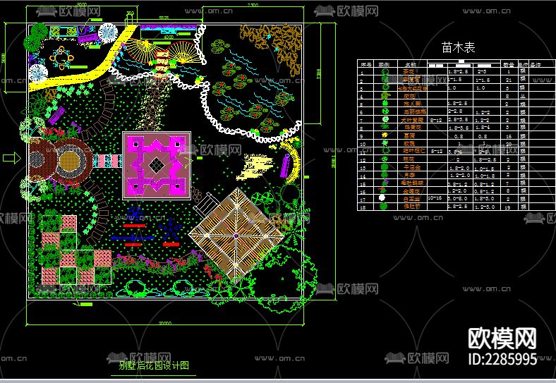 别墅cad施工图下载