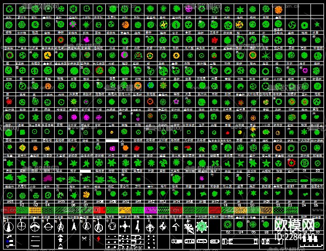 素材平面图例大全CAD图库下载