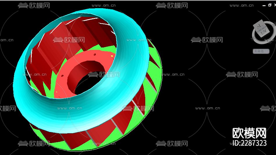 叶轮（三维）cad施工图下载