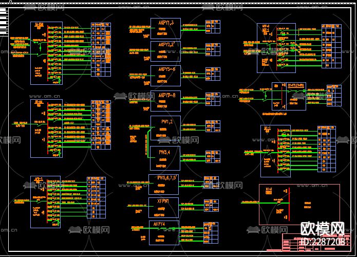 酒店电气cad布置图下载（渲染图9）