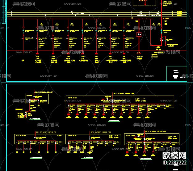 某环保局办公楼电气CAD施工图下载（渲染图7）