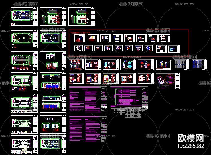 服装店cad平面图下载（渲染图1）
