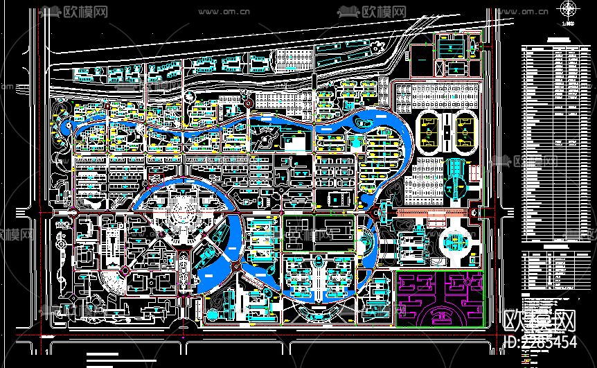 河南理工大学cad施工图下载