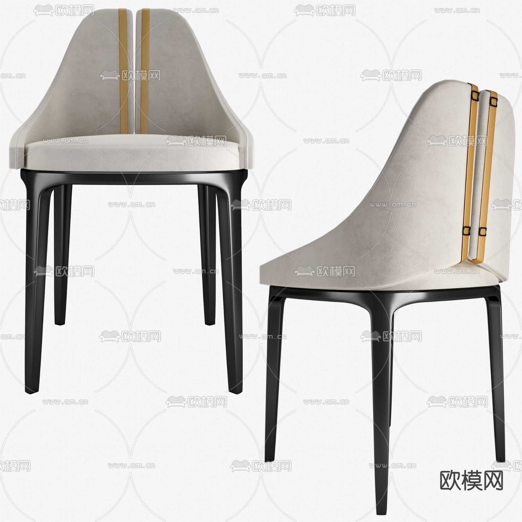 Calligaris 现代白色单椅 椅子3d模型下载