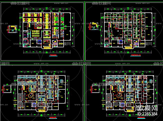 休闲中心全套cad施工图下载（渲染图6）