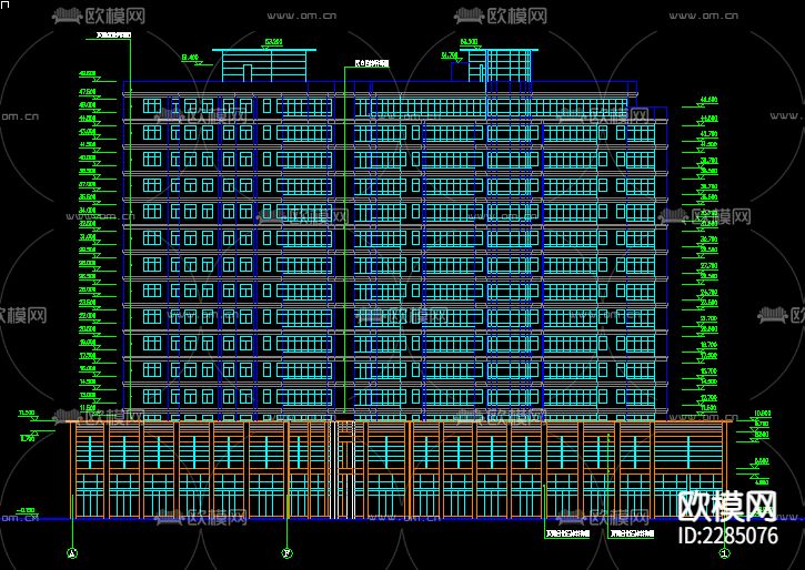 凯悦宾馆cad施工图下载（渲染图4）