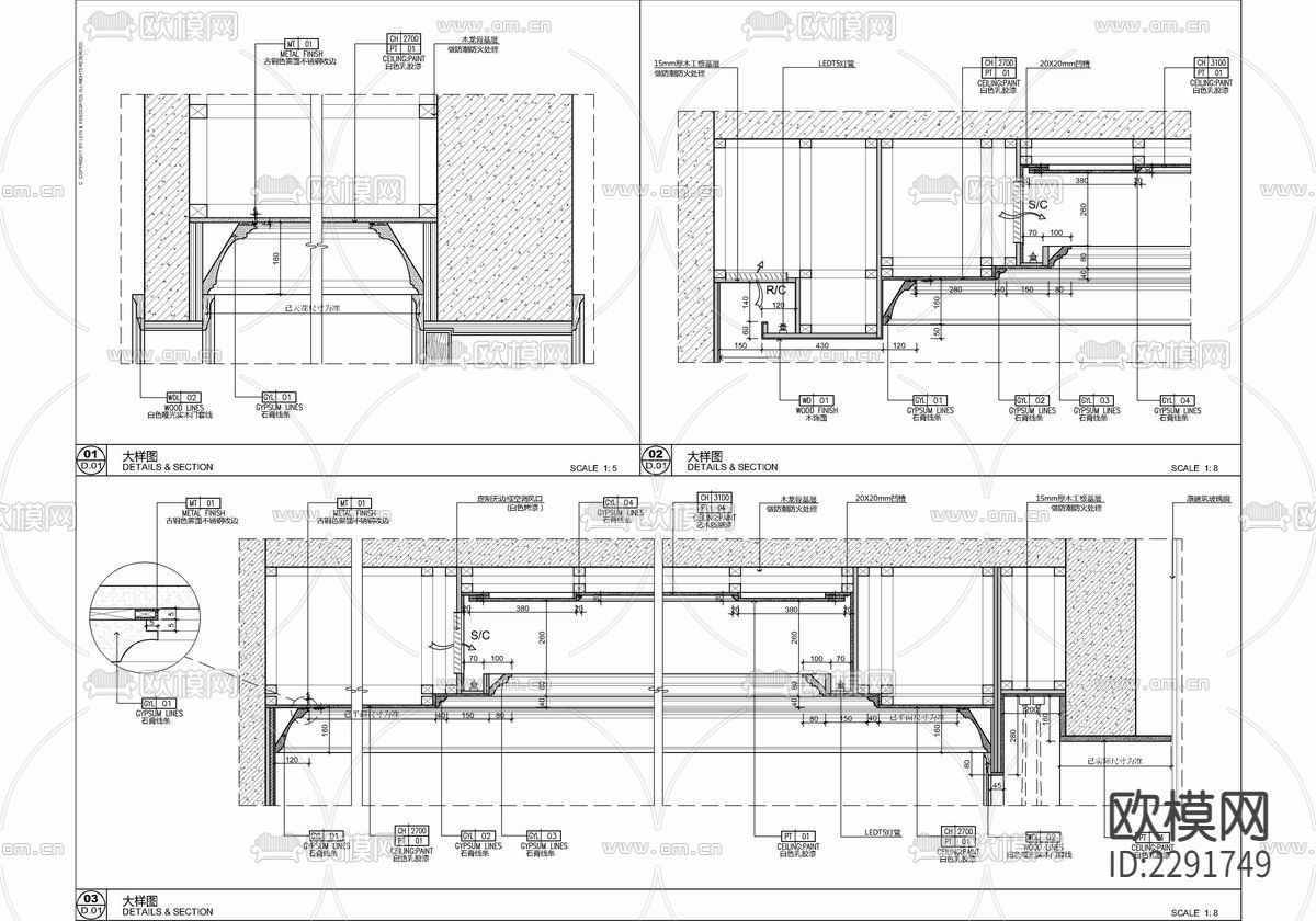 家居cad平面图下载（渲染图9）