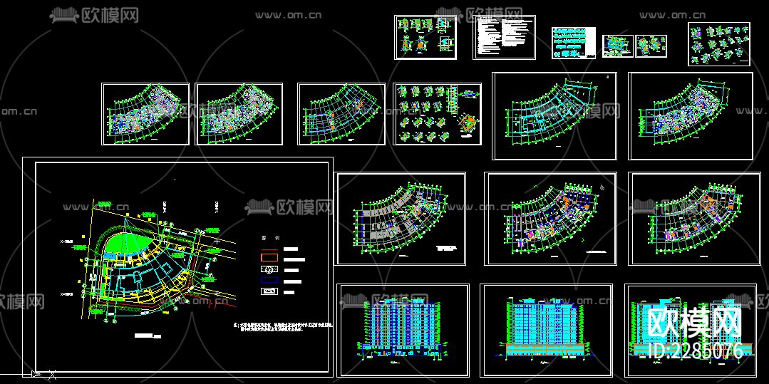 凯悦宾馆cad施工图下载（渲染图1）