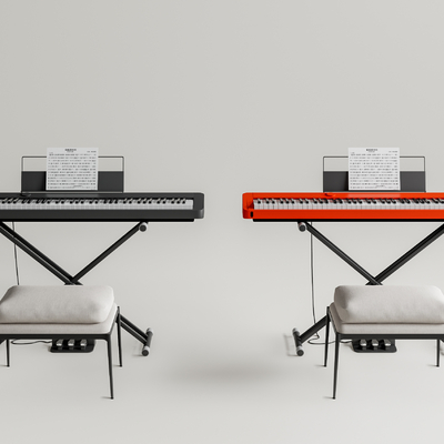  现代电子琴su模型 