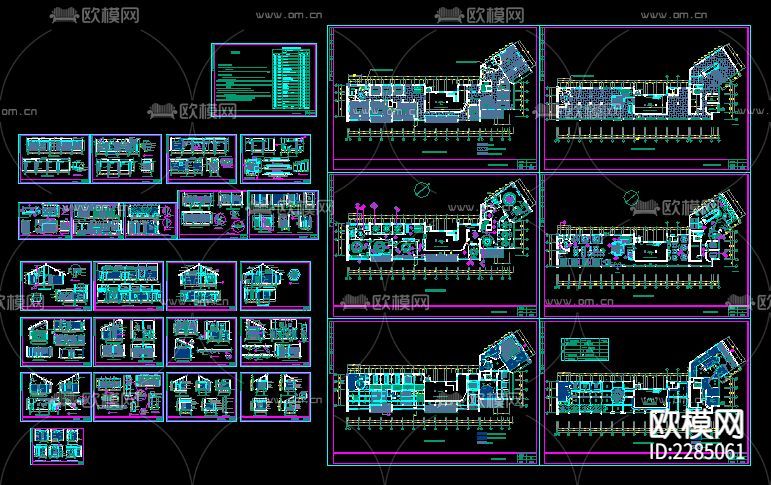 中式餐厅CAD施工图下载（渲染图1）