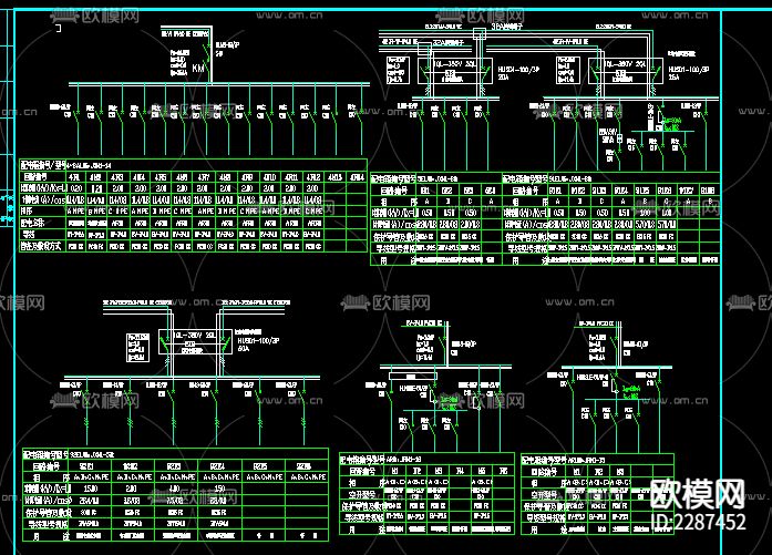 宾馆酒店电气CAD施工图下载（渲染图5）