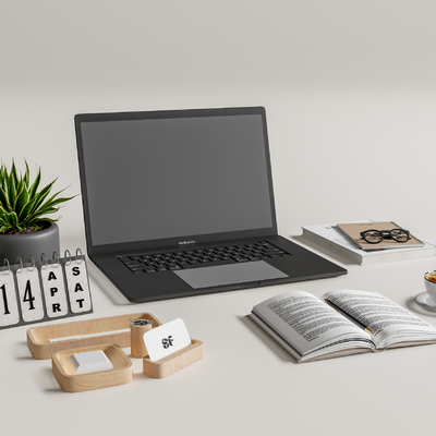  现代办公用品su模型 