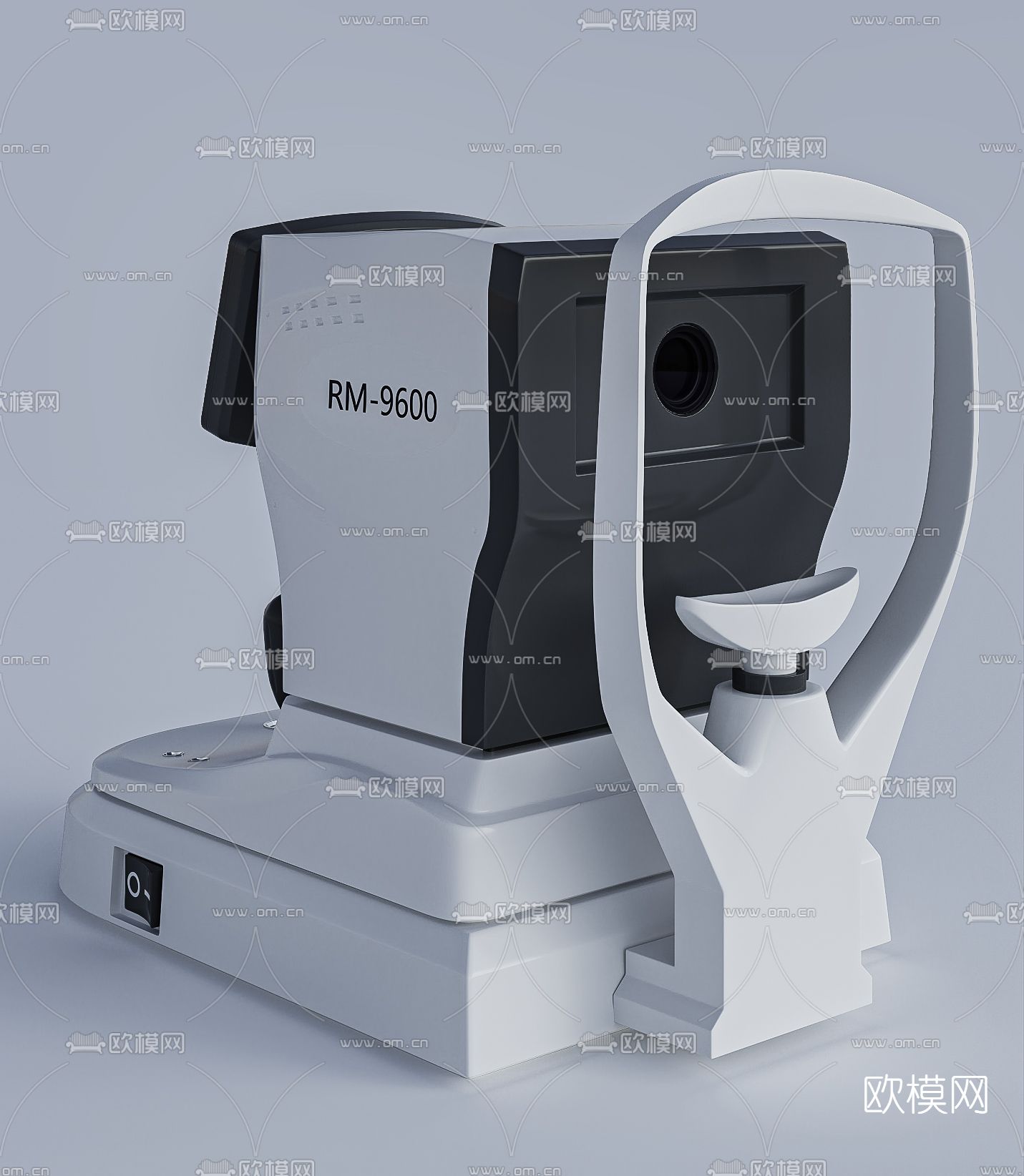 眼科验光仪3d模型下载（渲染图2）
