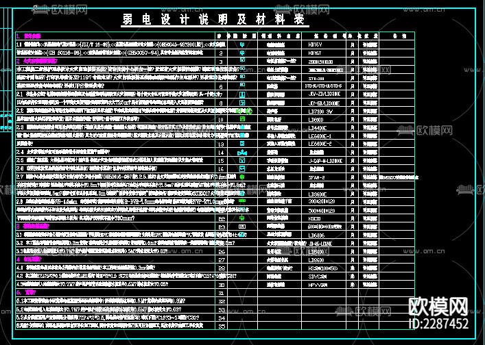 宾馆酒店电气CAD施工图下载（渲染图6）