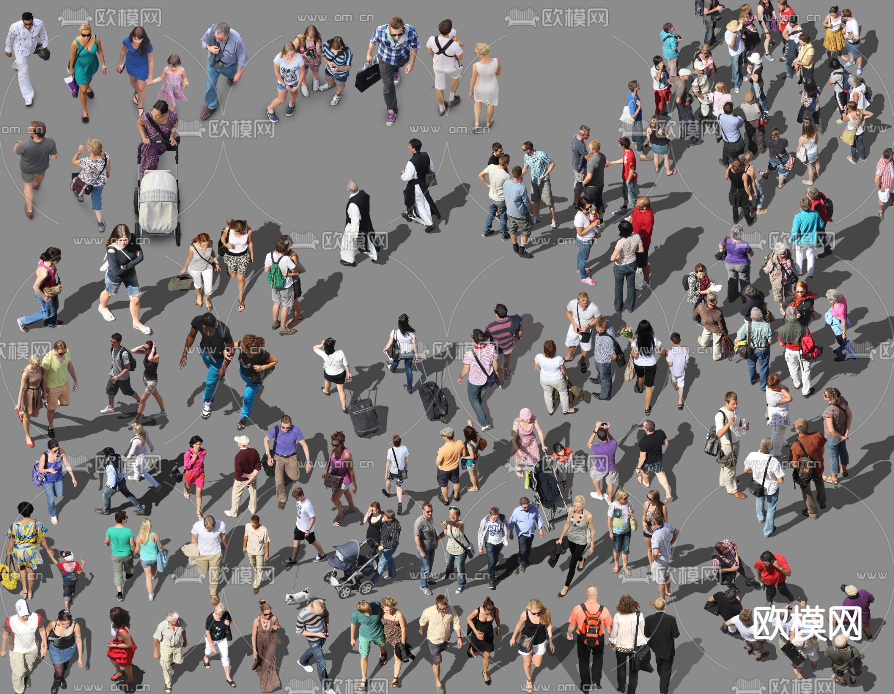 现代都市人物psd下载