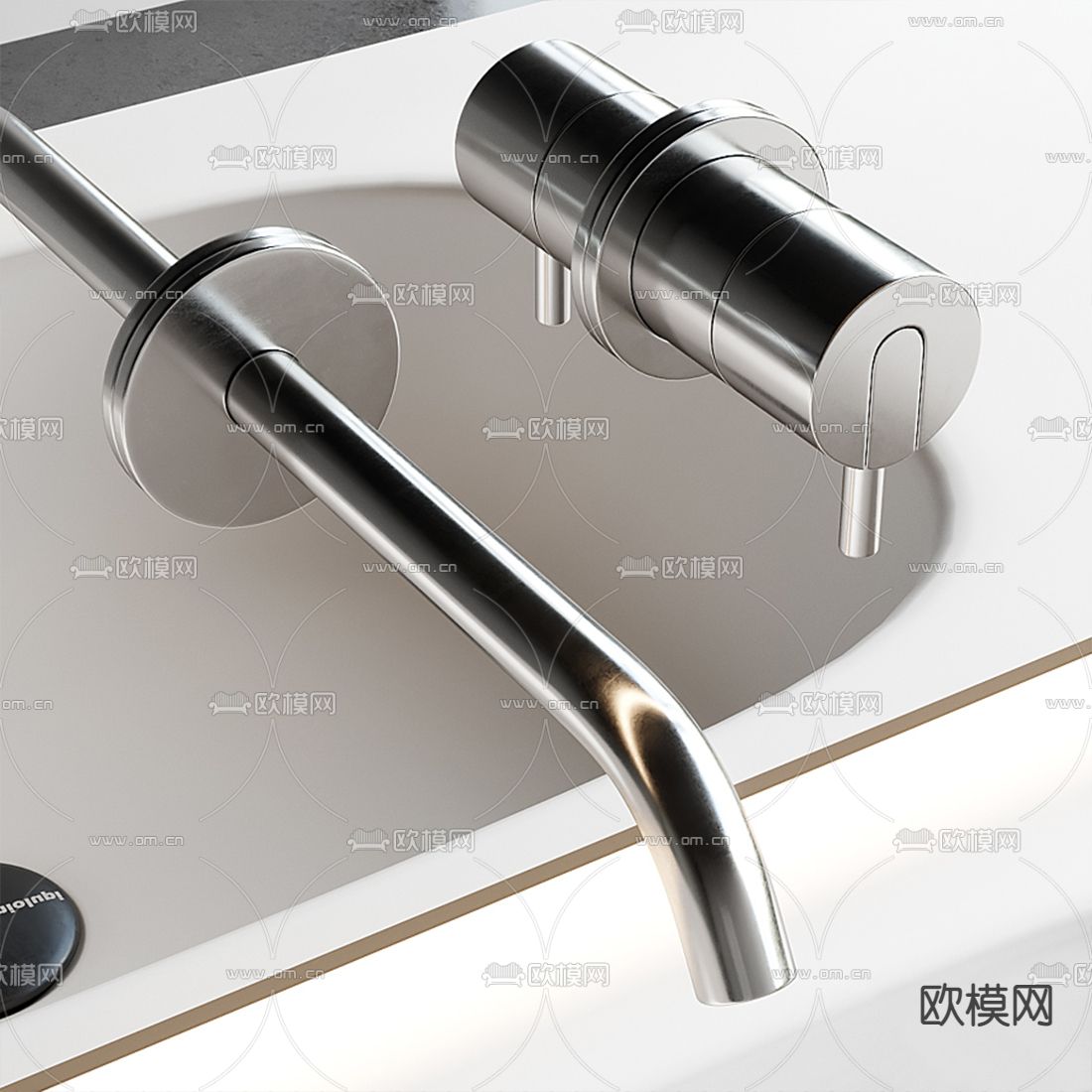 现代洗手台 台盆3d模型下载（渲染图4）