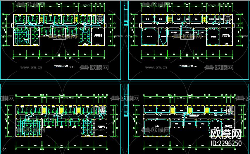 中学教学楼电气CAD施工图下载（渲染图4）